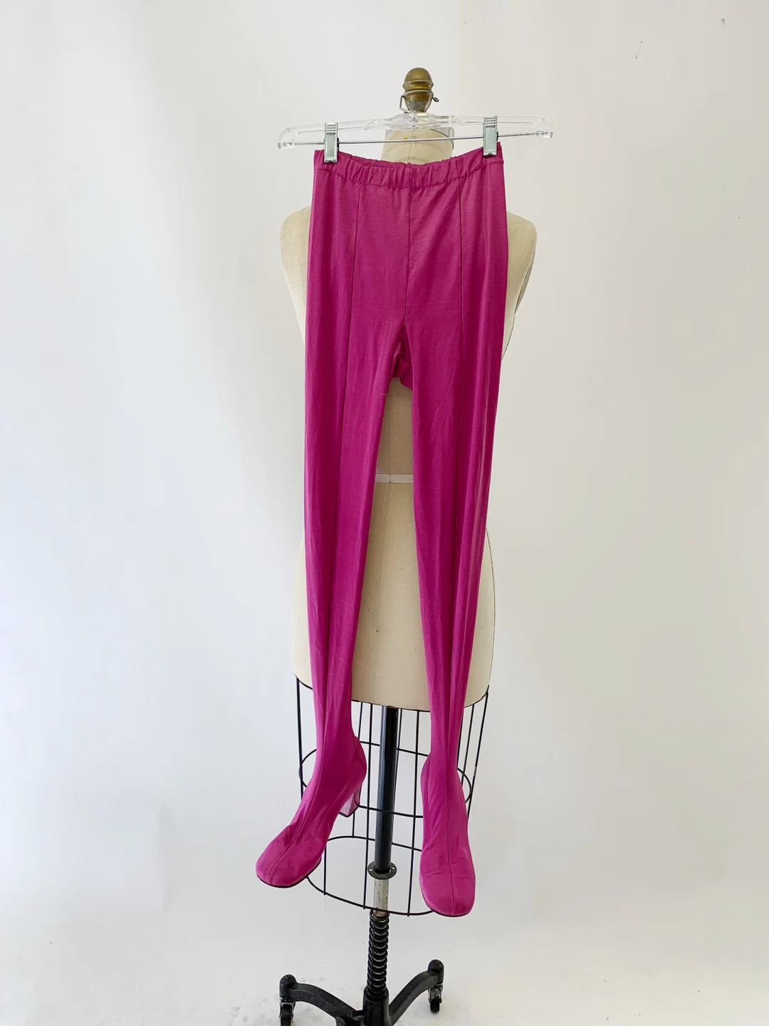 1960s Fuchsia Pan-t-boots Tights Boots Combo - Etsy | Etsy (Global)