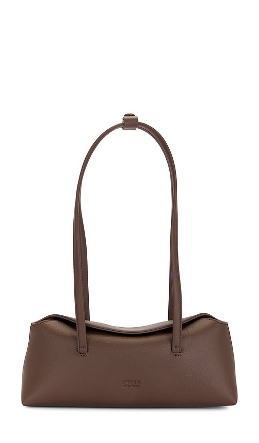 Freja New York Mini Chrystie Bag in Brown. | Revolve Clothing (Global)