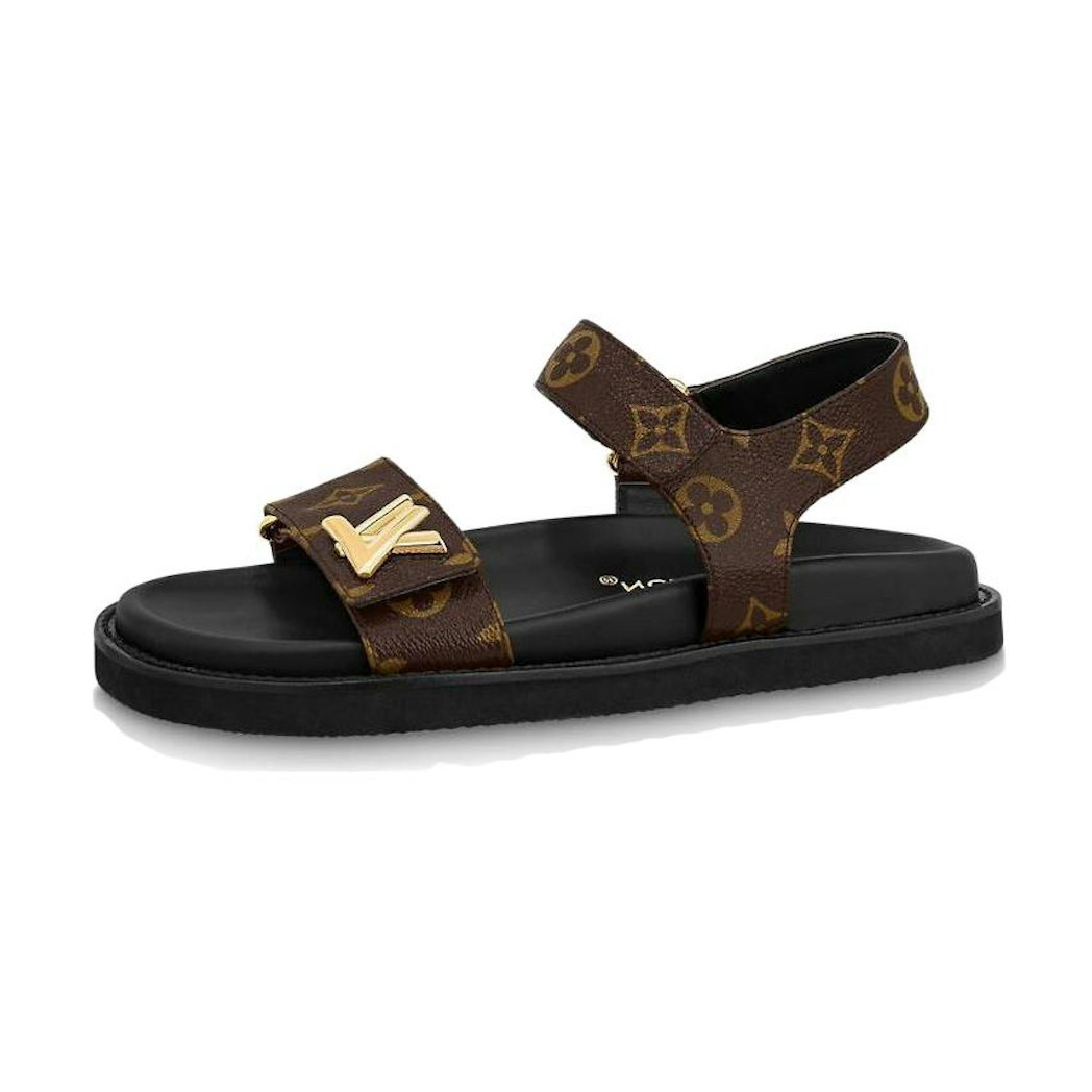 (W) LV Leather Slide Sandal 'Brown CMFT' US 8.5W | Novelship