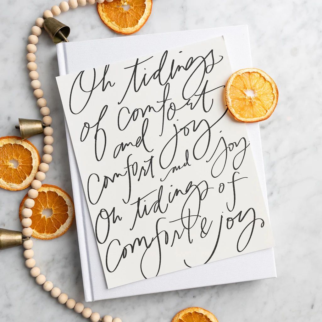 Comfort & Joy | Lindsay Letters, LLC