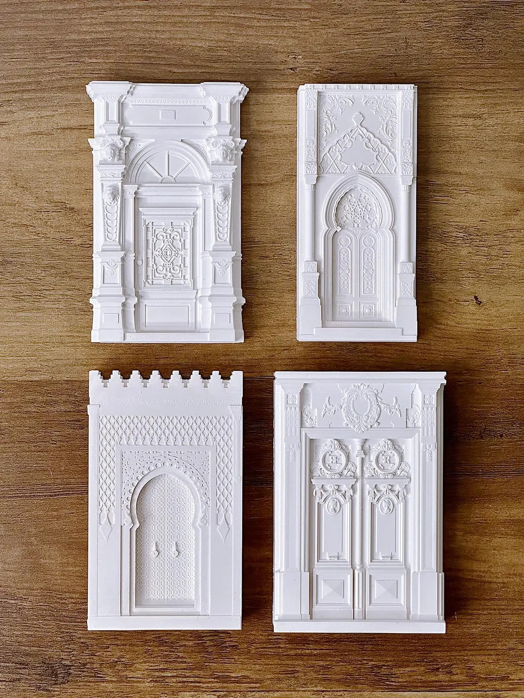 Architecture Plaster Models 4 Pack Mini Doors - Etsy | Etsy (US)