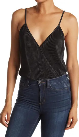 Surplice Ribbed Cami Bodysuit | Nordstrom Rack