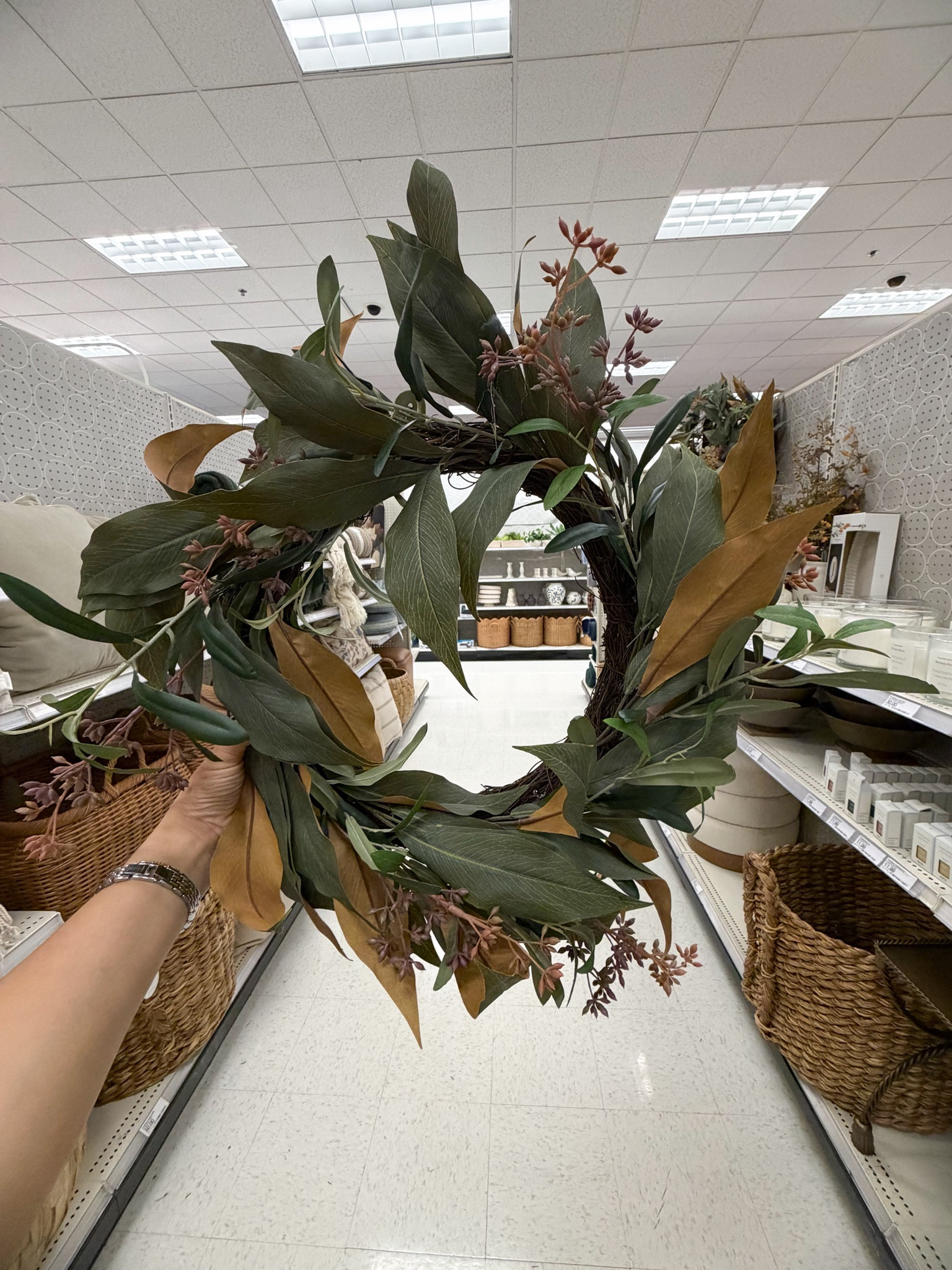 Target new fall home decor // wreath // Threshold studio McGee