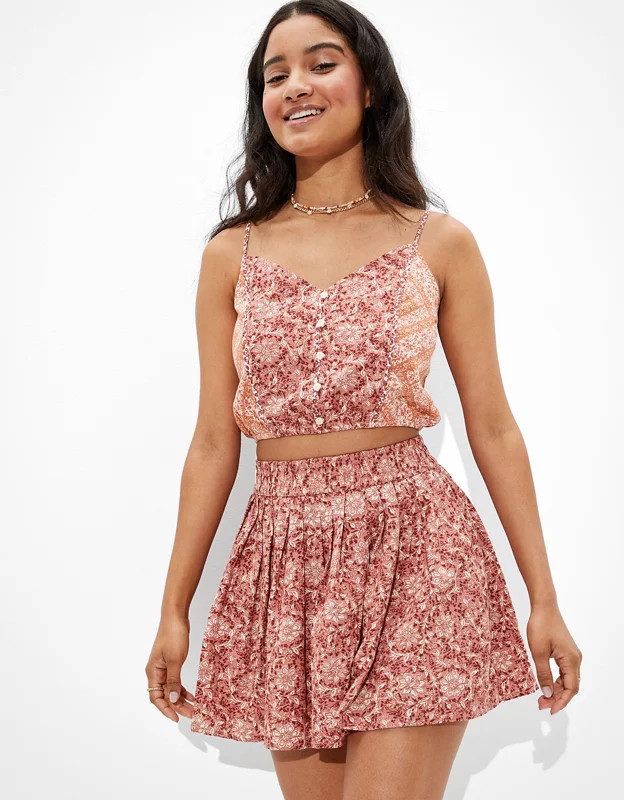 AE Pleated Mini Skirt | American Eagle Outfitters (US & CA)