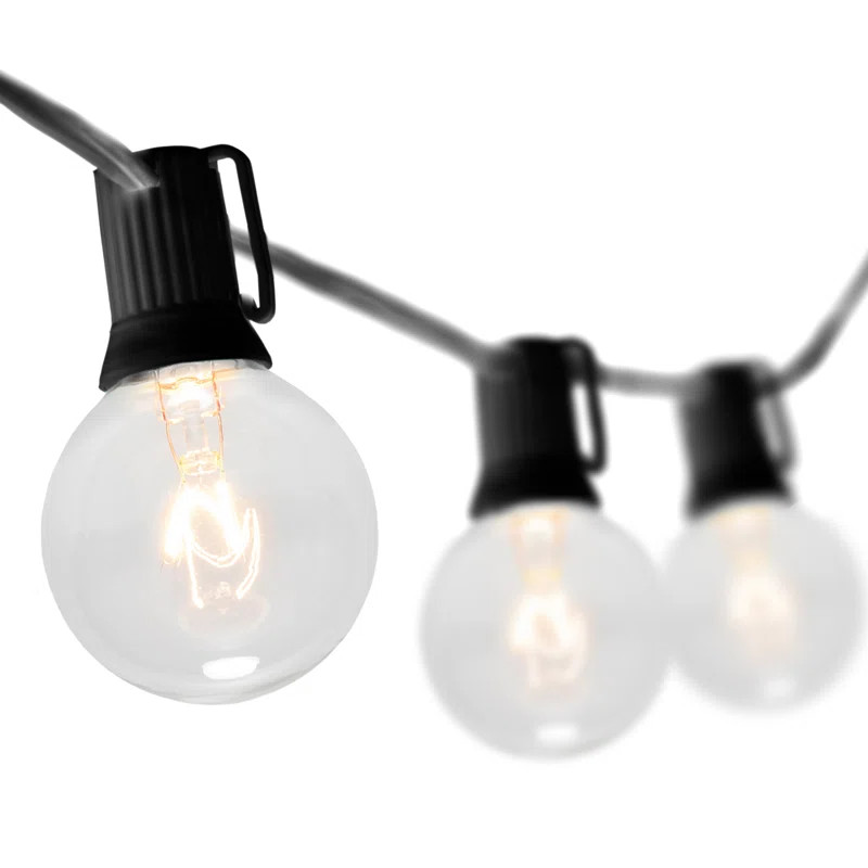 Outdoor 15 - Bulb 180'' Plug-in Globe String Light | Wayfair North America