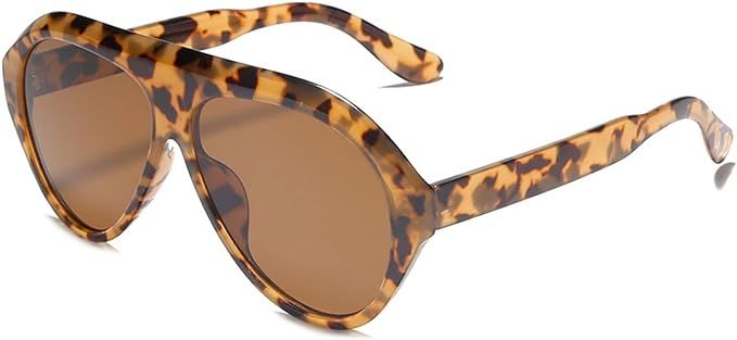 Retro Large-Frame Fashion Driving Sunglasses for Men and Women (Color : D, Size : 1) | Amazon (US)