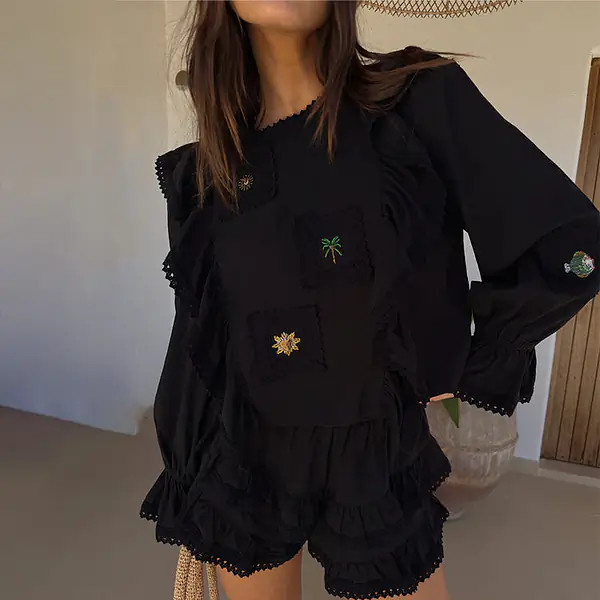 Black Isla Top | Never Fully Dressed (UK & IE)