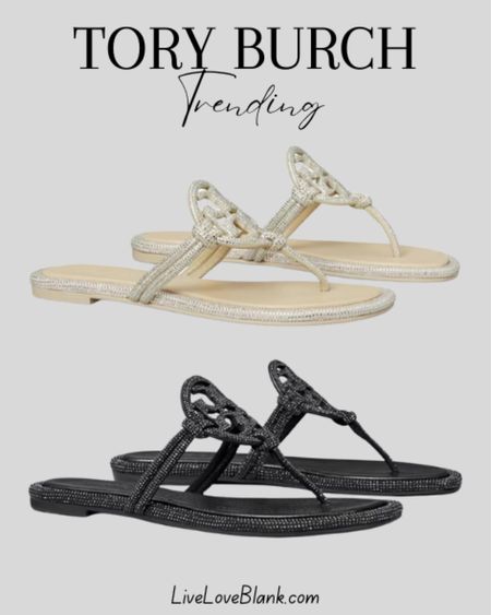 Trending Tory Burch sandals 
Miller pave knotted sandals 

#LTKShoeCrush #LTKStyleTip #LTKGiftGuide