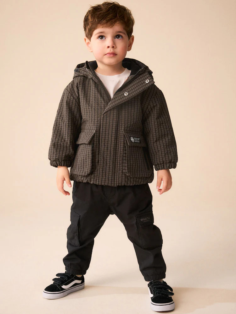Brown Check Utility Anorak (6mths-7yrs) | Next US