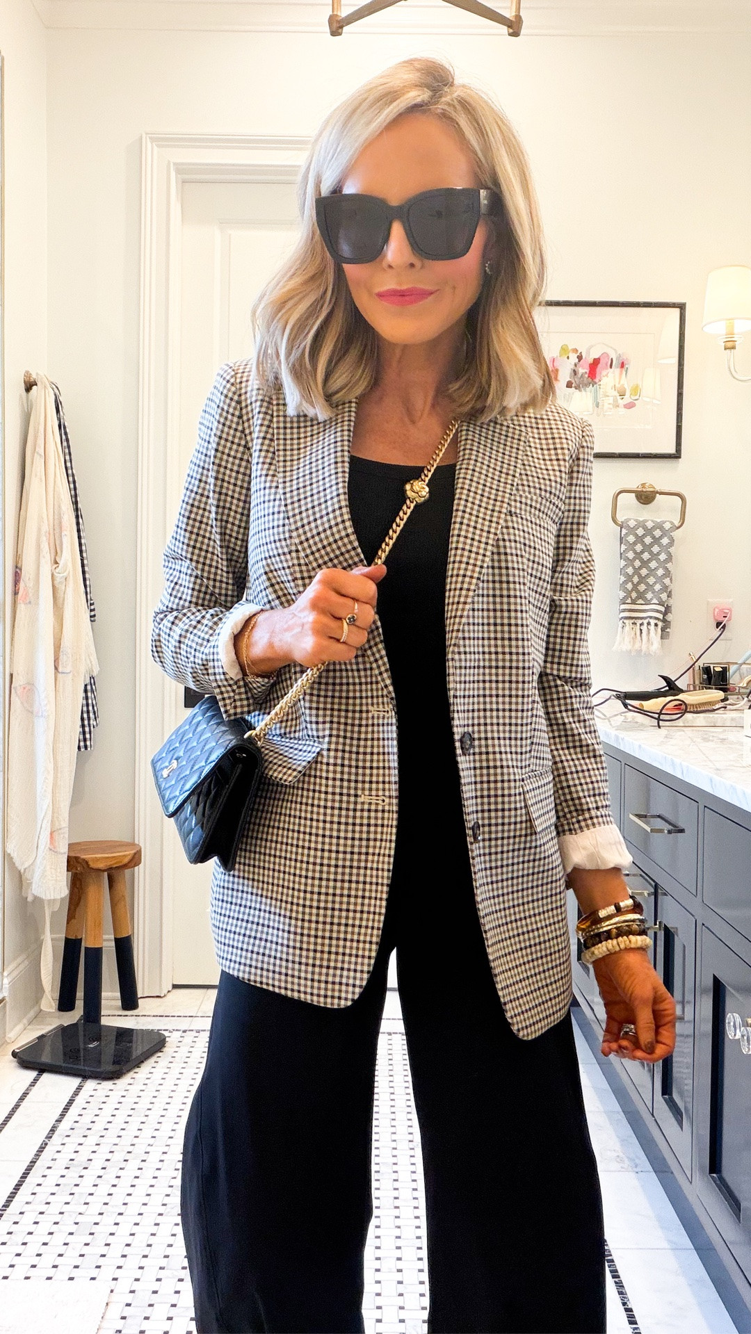 @Ruti office style • wearing 0 regular in pants and XXS in blazer!

#LTKgrwm #LTKootd #LTKOver40