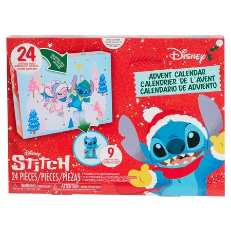 Disney Stitch Advent Calendar, 24 Surprises Inside, Kids Ages 5 and up | Walmart (US)