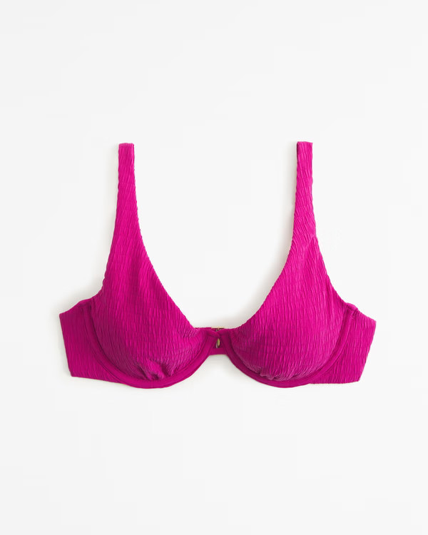 High Apex Underwire Bikini Top | Abercrombie & Fitch (US)