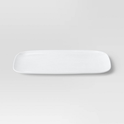 16.25" New Porcelain Rectangle Large Serve Platter - Threshold™ | Target