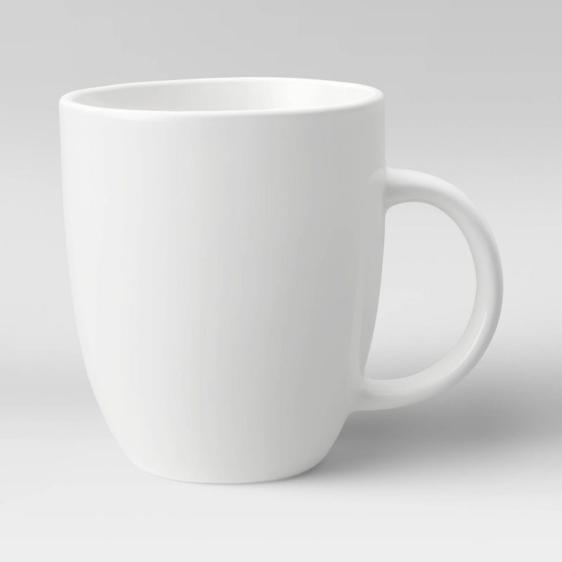 14oz Porcelain Coffee Mug White - Threshold™ | Target