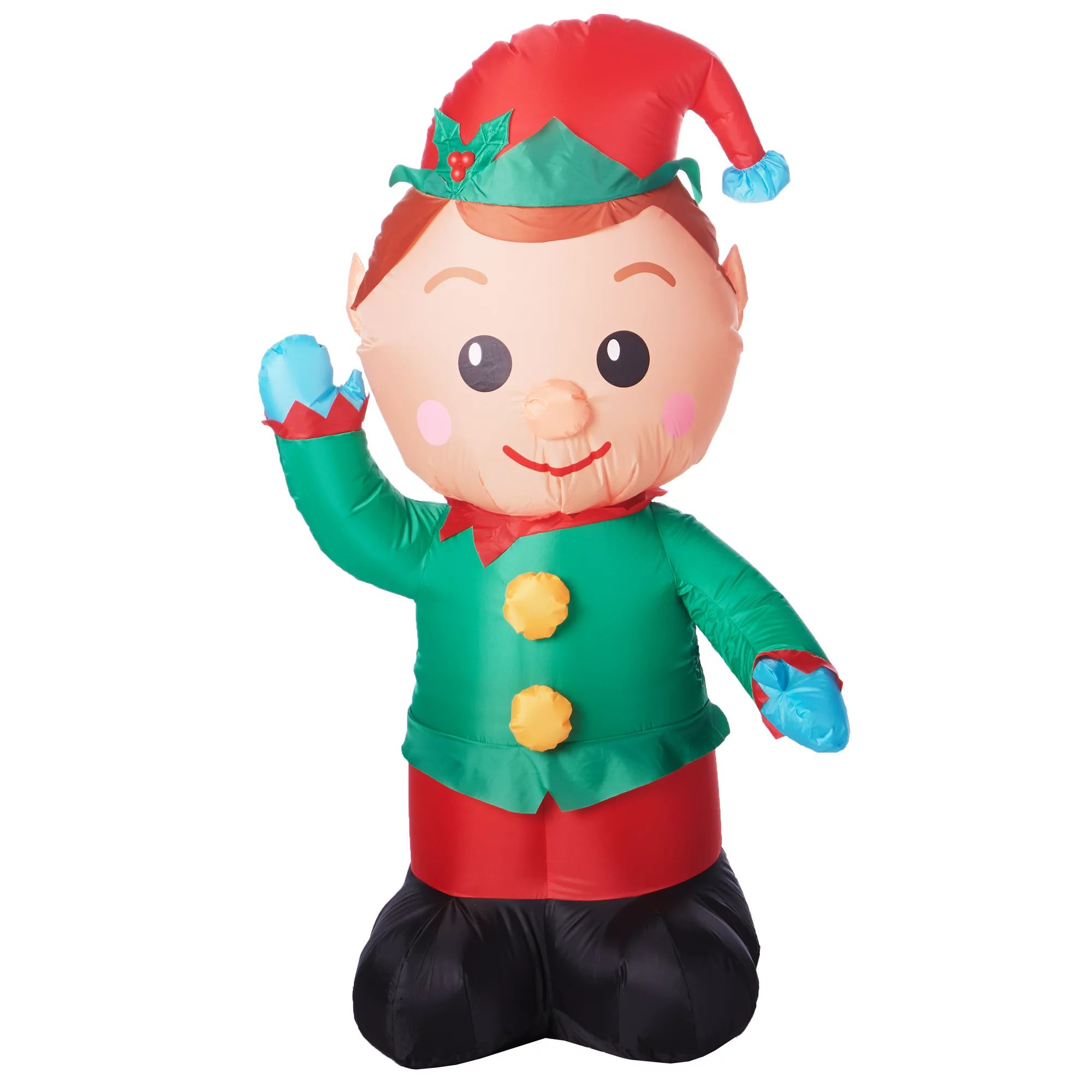 Holiday Time Yard Inflatables Elf , 4 ft | Walmart (US)