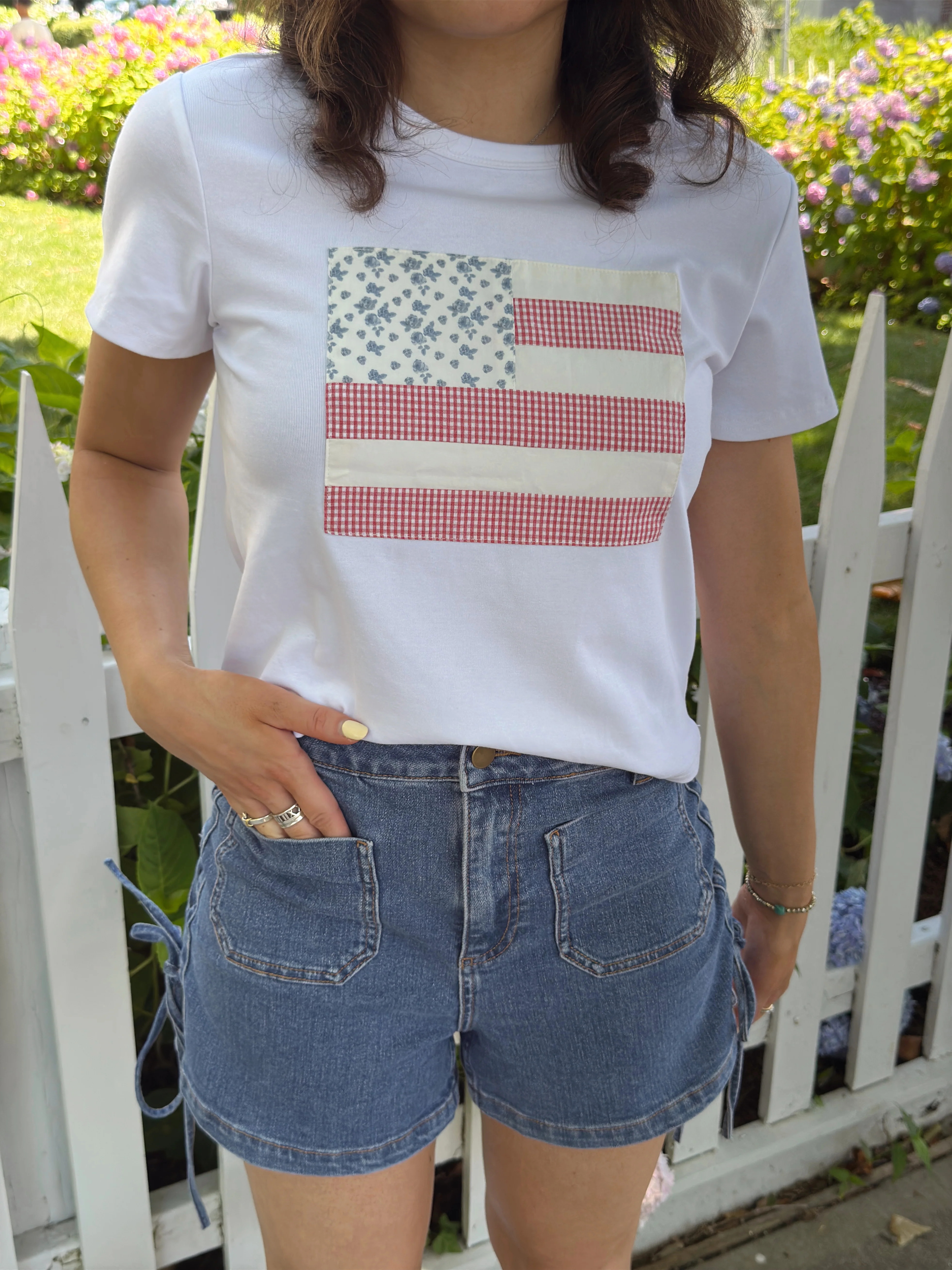 Bow & Stripe Baby Tee | Shop Your Darling Style