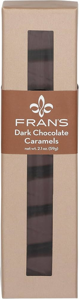 FRANS CHOCOLATES Soft Dark Chocolate Caramels, 2.1 OZ | Amazon (US)