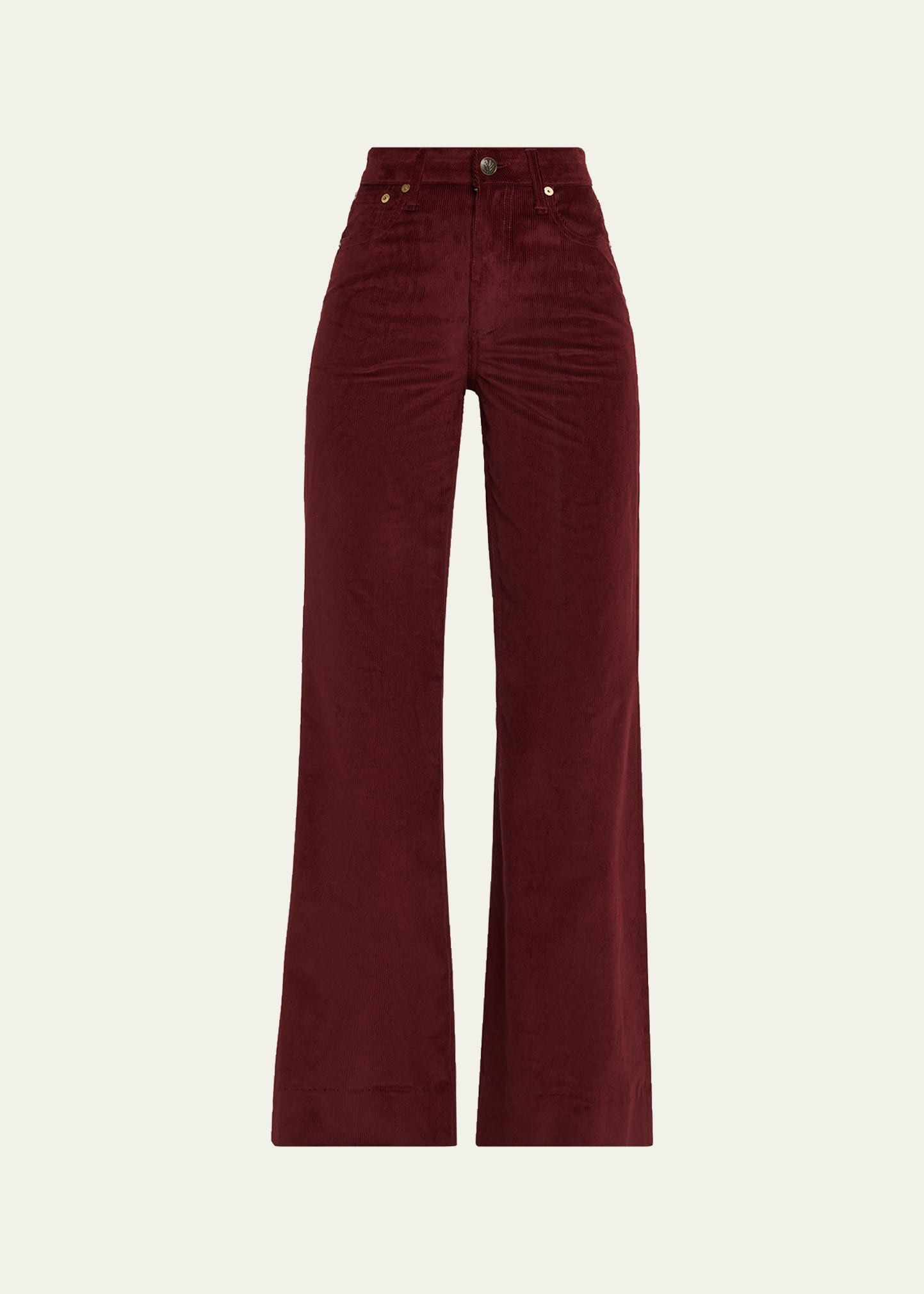 Rag & Bone Skylar High-Rise Corduroy Trousers | Bergdorf Goodman