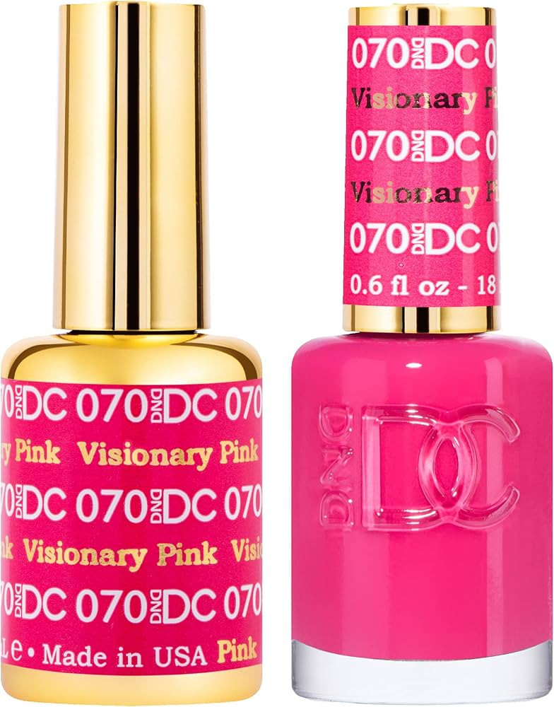 DND DC Gel Polish Set, Pink Collection, UV/LED GelPolish and Air Dry Nail Lacquer, Matching Chip-... | Amazon (US)