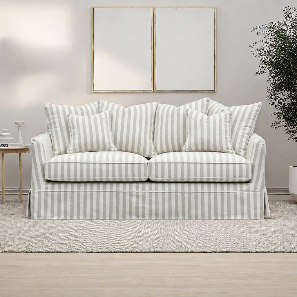 Romero Modern Simple Striped Sofa 82.6'' Sofa | Wayfair | Wayfair North America