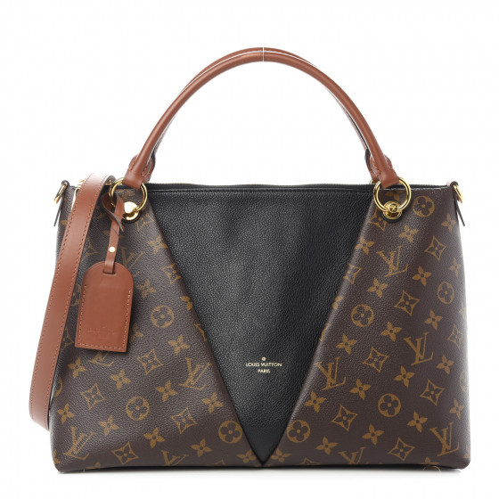 LOUIS VUITTON Monogram V Tote MM Black | Fashionphile
