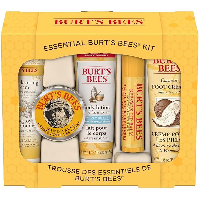 Burt's Bees Christmas Gifts, 5 Stocking Stuffers Products, Everyday Essentials Set - Original Bee... | Amazon (US)