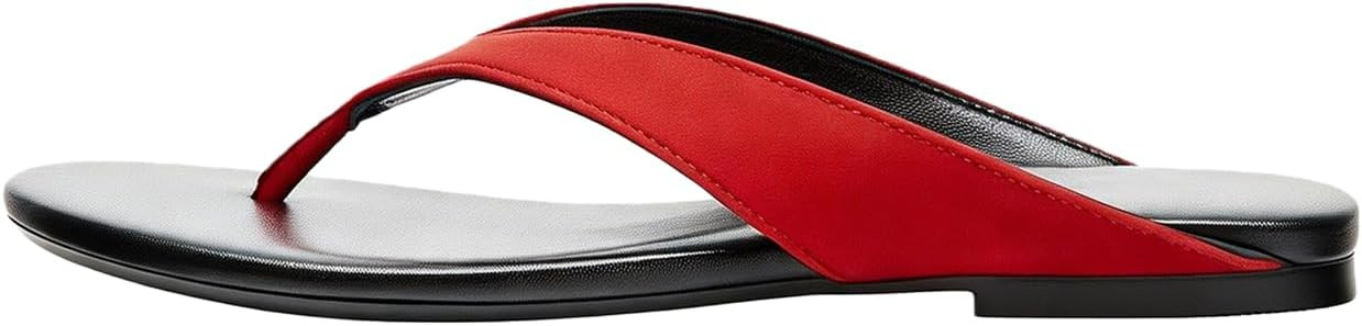 UFEDO Comfortable Womens Flat Flip Flops Thong Slippers Sandals Flip Flop Low Heels | Amazon (US)