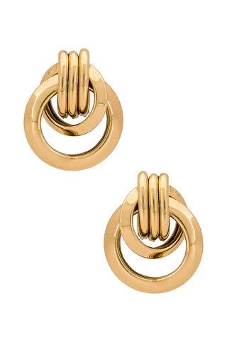 Casa Clara Violeta Stud Earrings in Gold from Revolve.com | Revolve Clothing (Global)