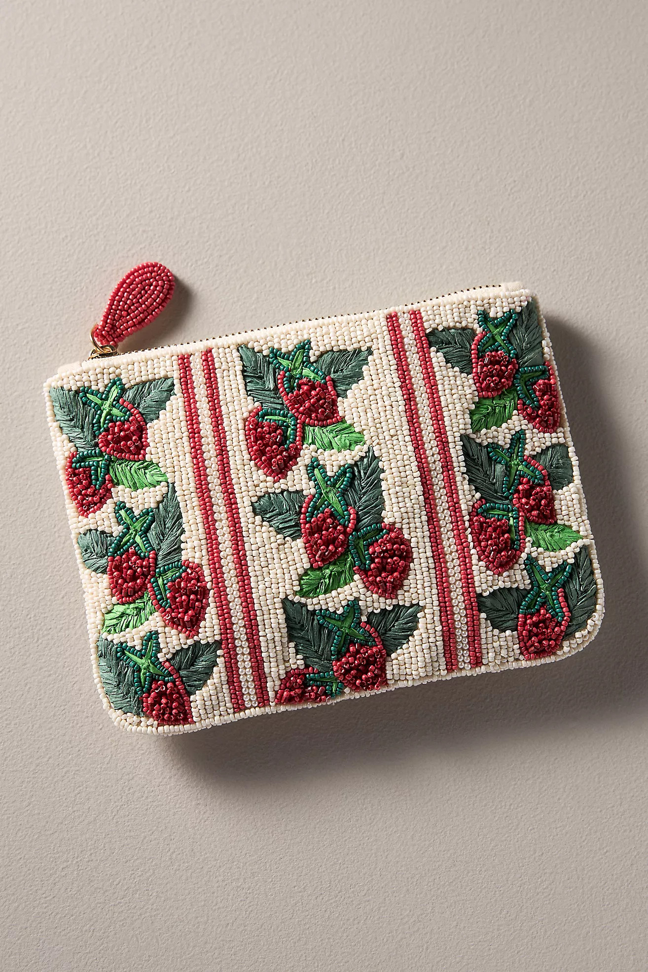 The Fiona Medium Beaded Pouch | Anthropologie (US)