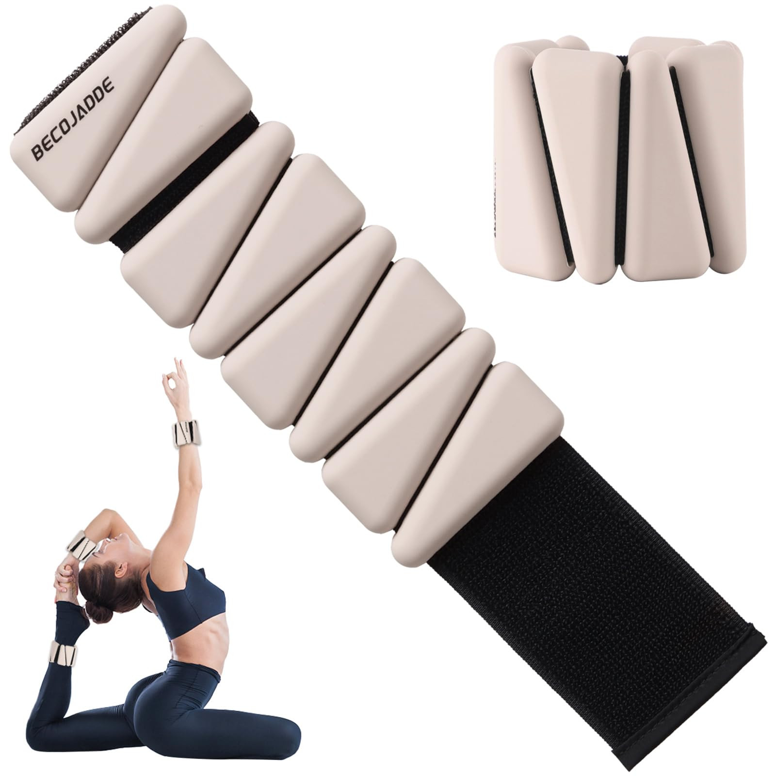 Ankle Weights Set of 2 (1 lb/2 lb/3 lb Each) Adjustable Wrist Weights for Women Men Wearable Arm ... | Amazon (US)