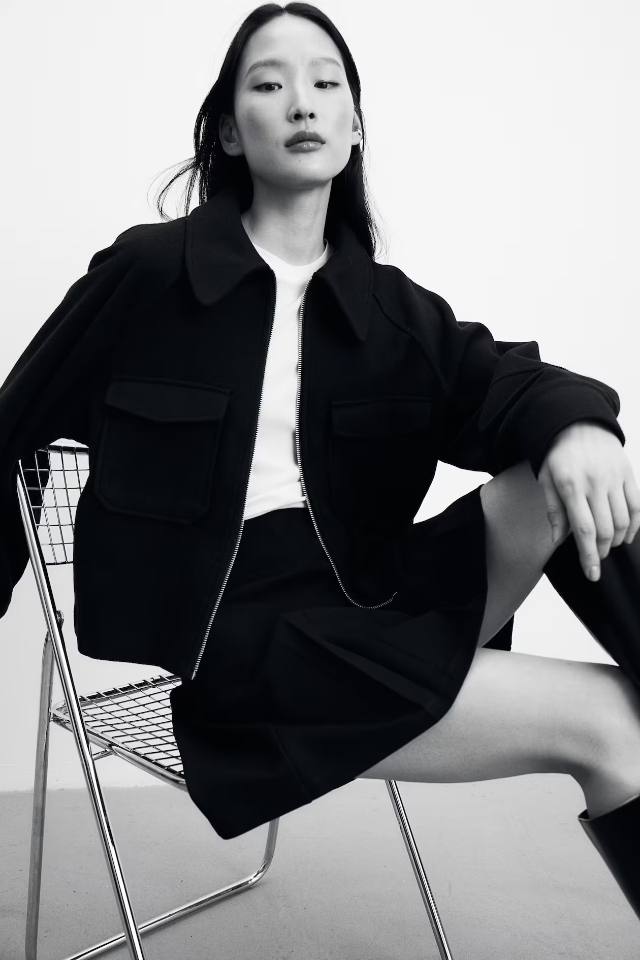 Faltenrock - Schwarz - Ladies | H&M AT | H&M (DE, AT, CH, NL, FI)