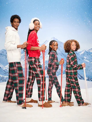 Plaid Flannel Pajama Pant Set for Women | Old Navy (US)