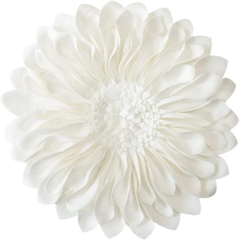 JWH 3D Handmade Round Decorative Soft Suede Flower Pillows Throw Pillows 3D Handmade Sunflower Pi... | Walmart (US)