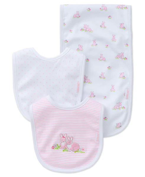Baby Bunnies Bib & Burp Set | Little Me