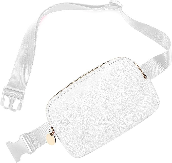 Leather Belt Bag, Leather Fanny Pack Crossbody, Everywhere Belt Bag, Leather Waist Bag for Women,... | Amazon (US)