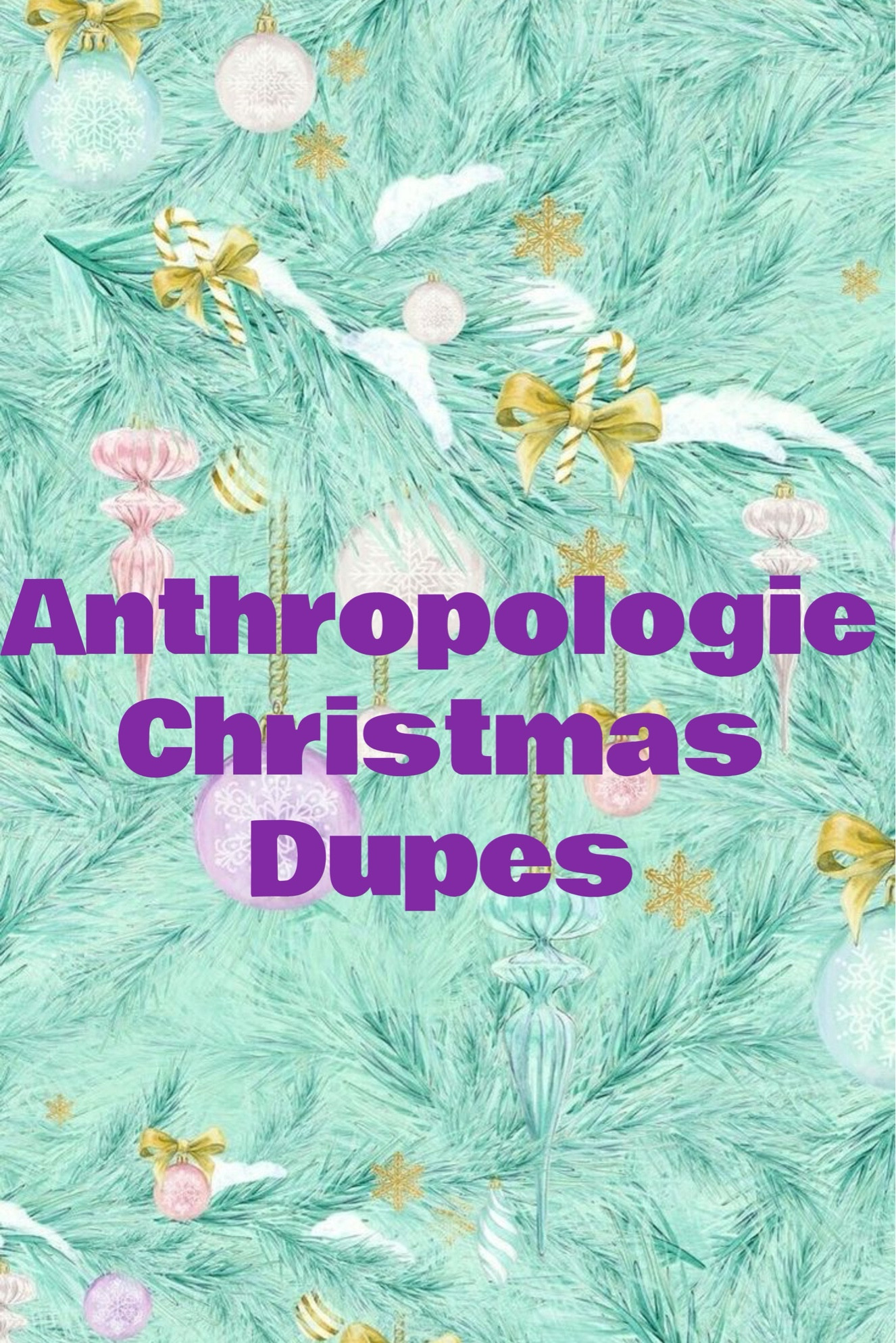 Anthropologist Christmas Dupes! Anthropologie dupes  

#LTKHome #LTKSeasonal #LTKFindsUnder50