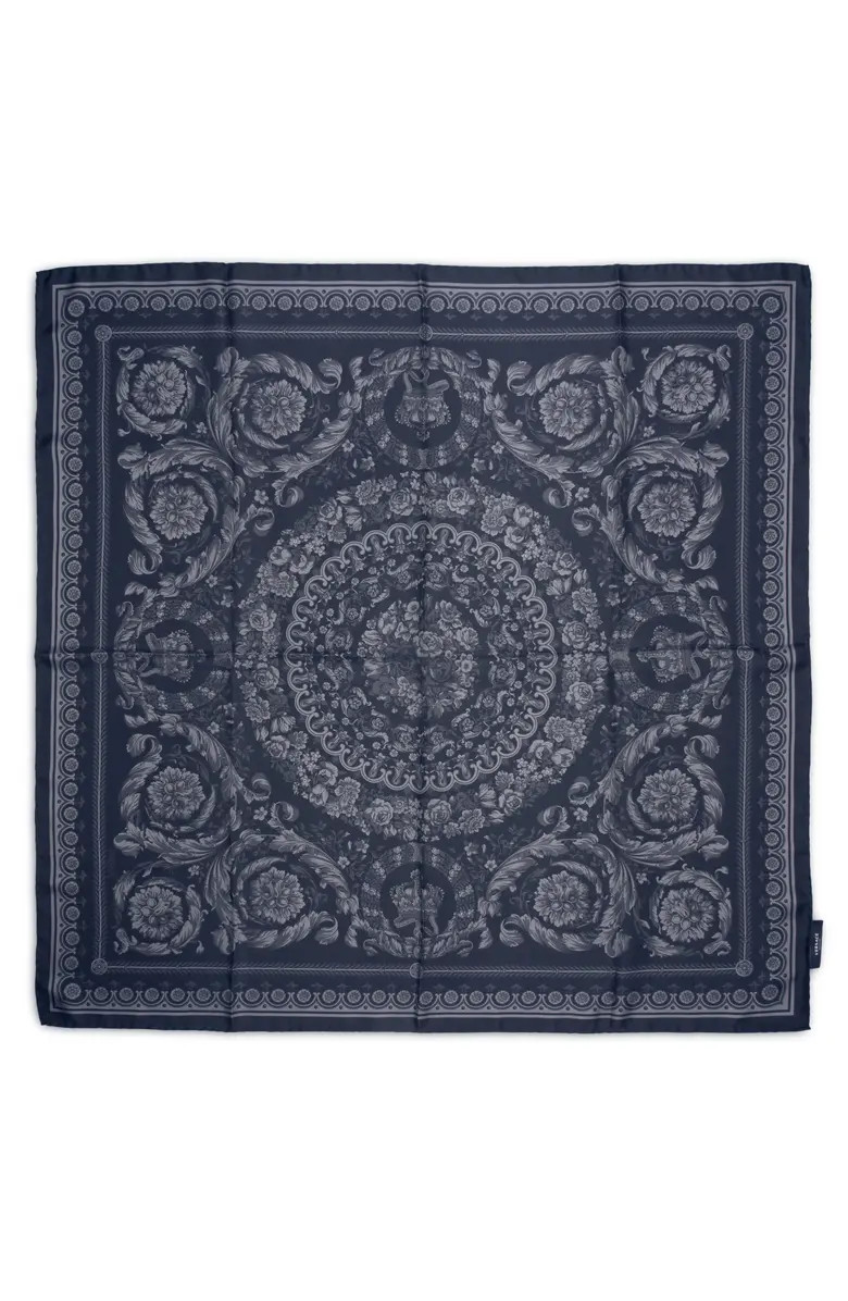 Versace Barocco Print Silk Square Scarf | Nordstrom | Nordstrom