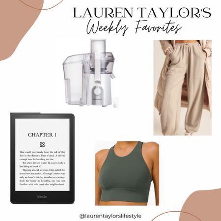 Weekly favorites! I’m obsessed with the kindle and those sweatpants. Size down in sweats if you don’t love them super baggy  

#LTKunder100 #LTKhome #LTKfit