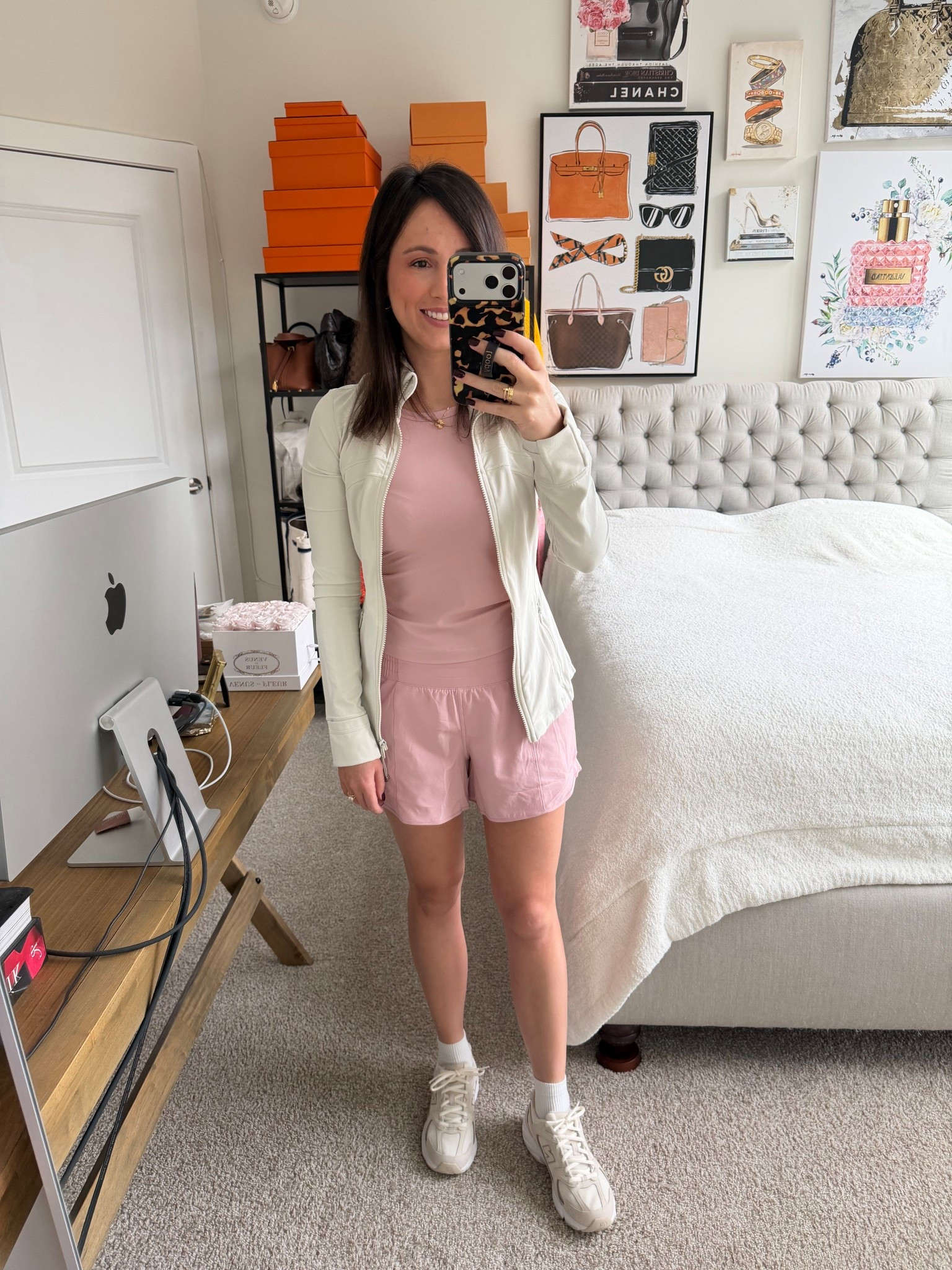 Lululemon pink haze align tank with hotty hot shorts and bone define jacket



#LTKFindsUnder100 #LTKootd #LTKSeasonal