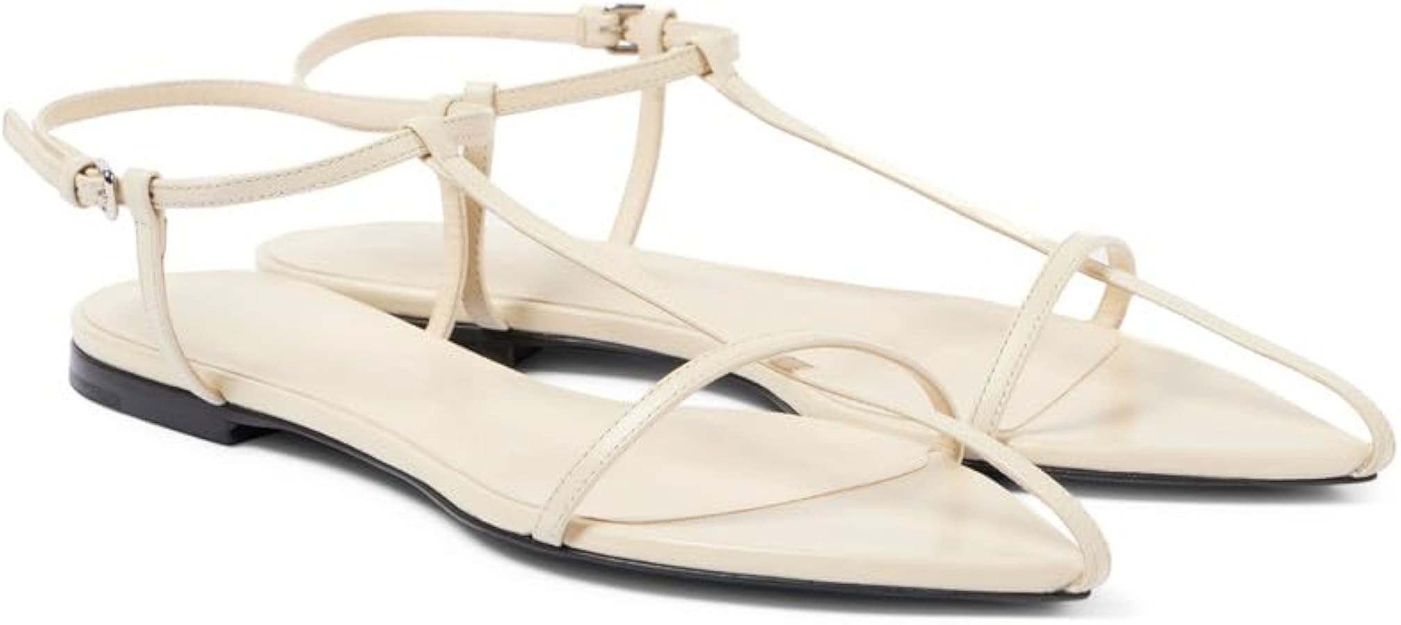 AMINUGAL Flat Sandals for Women Dressy Summer Womens Flat Sandals Comfortable Ankle Strap Buckle ... | Amazon (US)