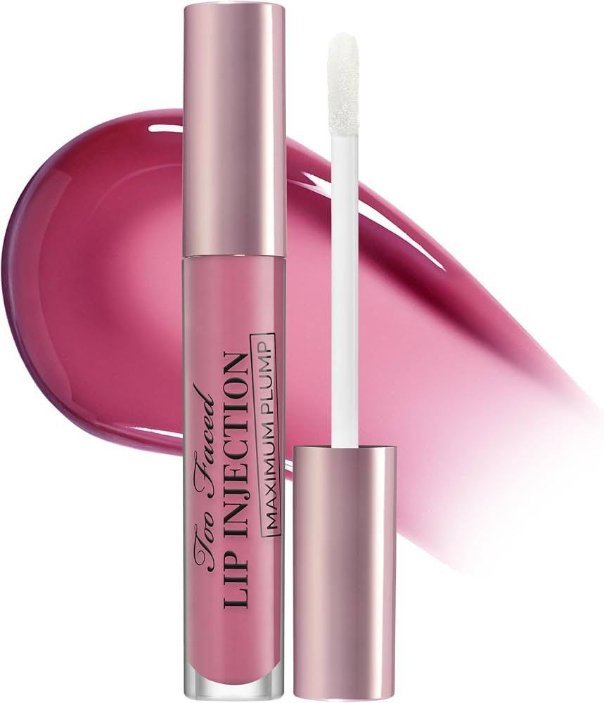 Too Faced Lip Injection Lip Plumper | Hydrating Lip Gloss for Fuller-Looking Lips | Original, Max... | Amazon (US)