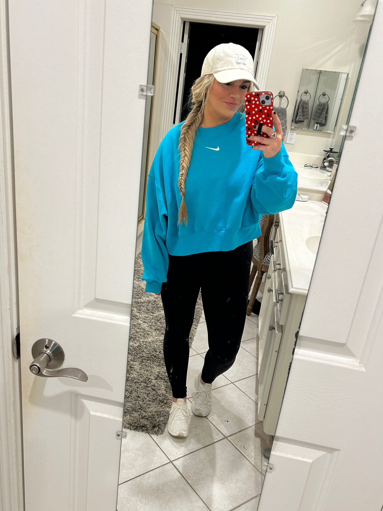 Sweatshirt is 30% off!! I have this in 4 colors! LOVE the style and obsessed with this color😍 Model photo is better color representation!! I get these in a small
Leggings are Zella but different style and different material! Wearing medium.


#LTKActive #LTKSaleAlert #LTKOver40