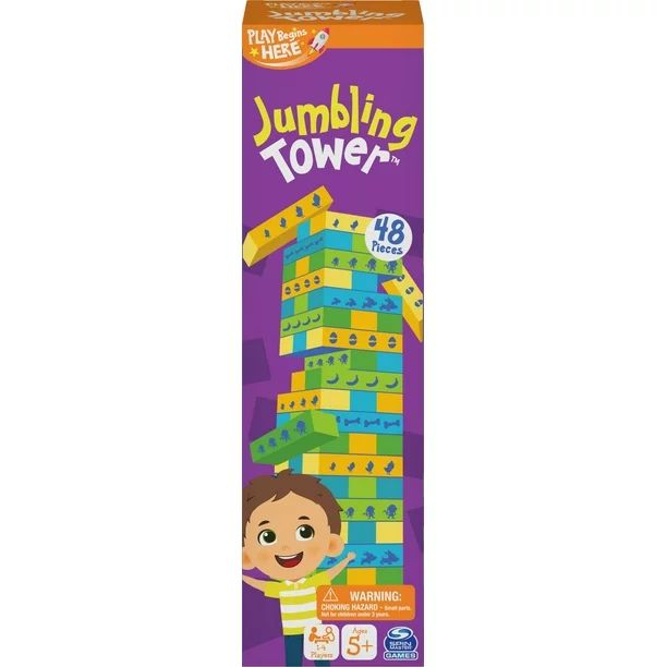 Play Begins Jumbling Tower Game, for Families and Kids Ages 5 and up - Walmart.com | Walmart (US)