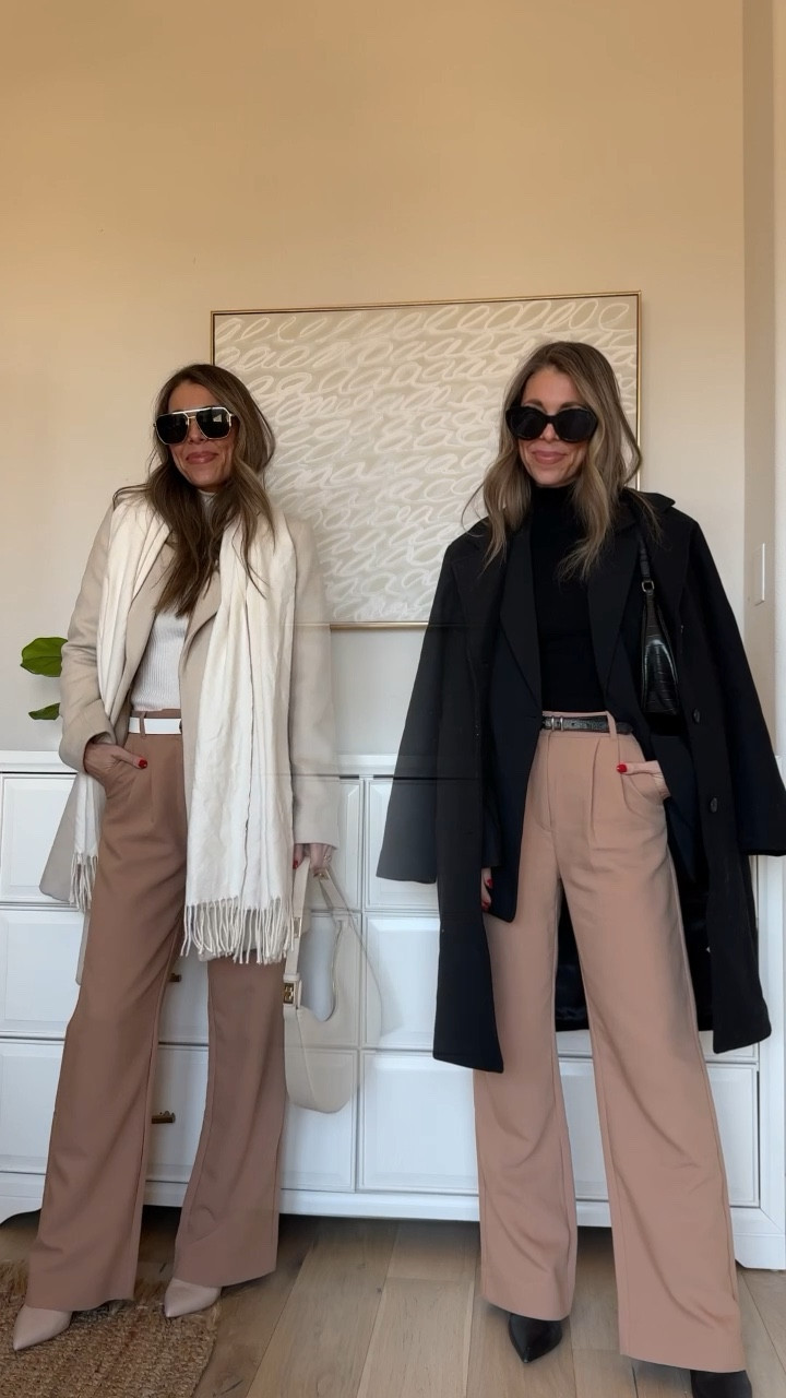 NEUTRAL OR BLACK?! LOVE these Sloan trousers! I have in multiple colors and they’re on major sale!! I wear size 25. They come in short and long sizes too!! Fitted turtlenecks are a must have staple and blazers! Workwear outfit. Work outfit. Work style  



#LTKstyletip #LTKfindsunder100 #LTKSeasonal