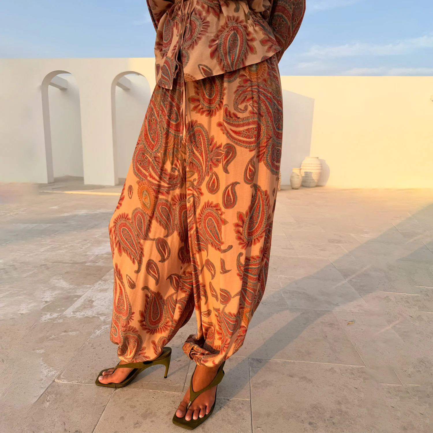Paisley Balloon Trousers | Never Fully Dressed (UK & IE)