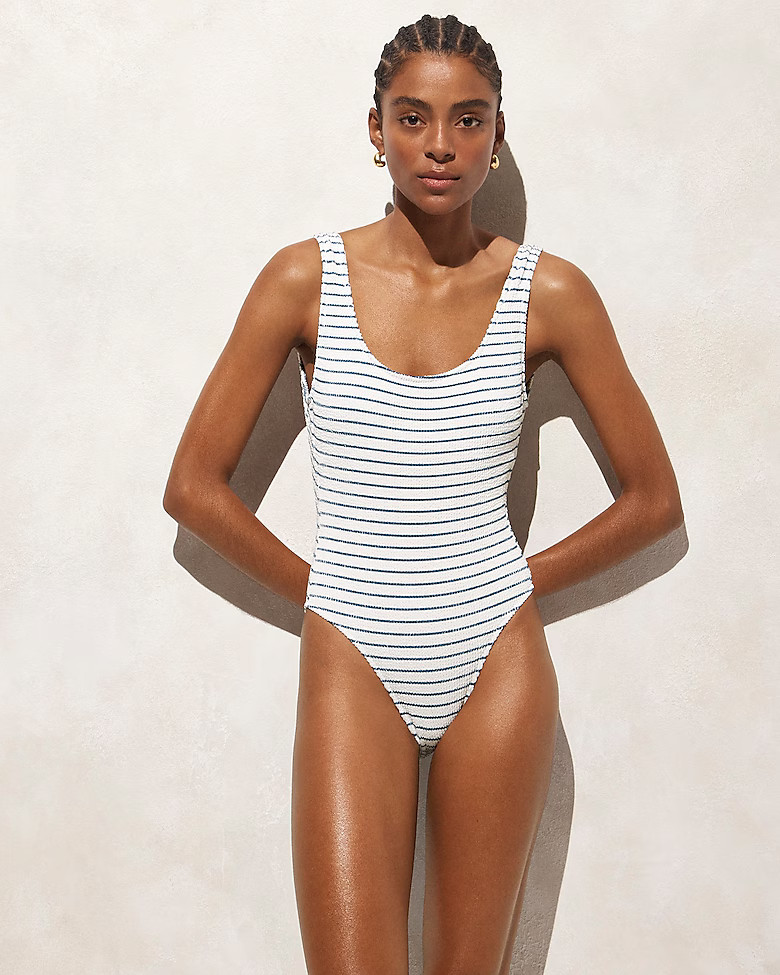 Claudia scrunchie one-piece | J. Crew US