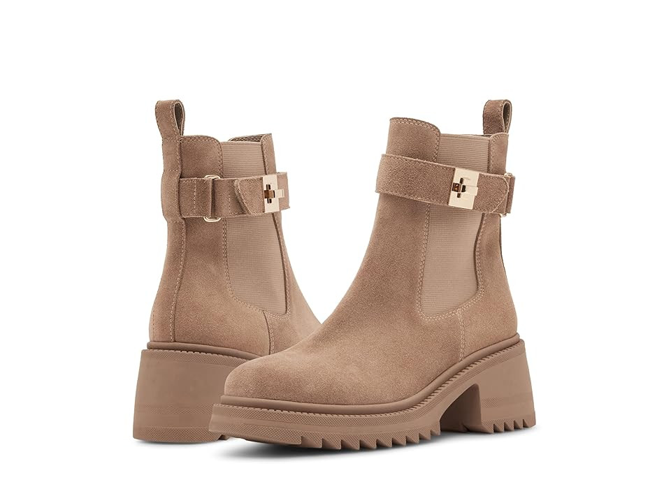 Steve Madden Gates Women's Boots Taupe Suede : 9.5 M, Leather | Zappos