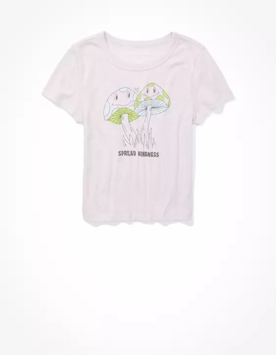 AE Cropped Hey Baby Tee | American Eagle Outfitters (US & CA)