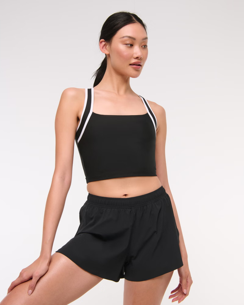 YPB sculptLUX Cross-Back Tank | Abercrombie & Fitch (US)