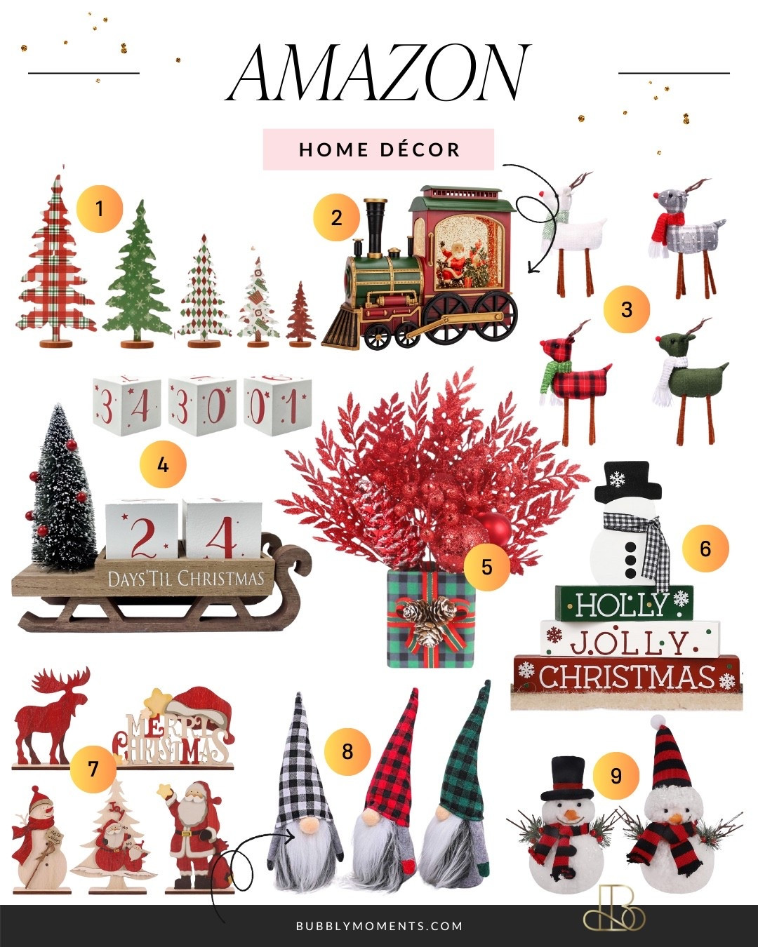 It’s the most wonderful time of the year! ❄️✨ Add cozy touches and festive sparkle to every room with these holiday décor favorites from Amazon. Perfect for creating that warm, welcoming Christmas glow — from living room accents to entryway charm. Bring the joy of the holidays home with timeless pieces that make decorating effortless and magical! 🎄❤️

#LTKHolidayHome #AmazonHoliday #ChristmasVibes #HomeDecorInspo #LTKChristmas #AmazonMustHaves #LTKHomeStyle #HolidayCheer #WinterDecor #LTKHolidayFinds #AmazonHomeDecor #HolidayMagic #CozyChristmas #FestiveSeason #ChristmasHomeDecor #LTKSeasonalStyle #MerryMoments #HomeForTheHolidays

#LTKSeasonal #LTKHoliday #LTKStyleTip